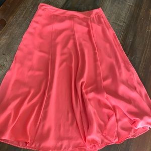 Pink MIDI Skirt